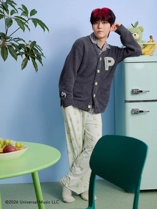 [Mrs. GREEN APPLE][Unisex] One-point Printed Long-sleeve T-shirt & Pants Set - view 8