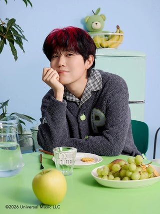[Mrs. GREEN APPLE] [Unisex] Powder Jacquard Cardigan - view 1