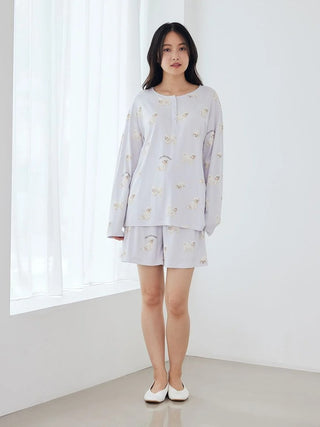 [UV-Cut] Walking Dog One-point Printed Cool Touch Shorts