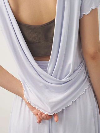Cool Rayon Gathered T-shirt