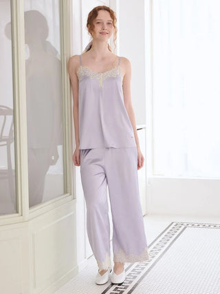 Cool Satin Lace Pants
