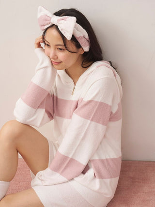 Smoothie Three-Color Stripe Hoodie - view 16