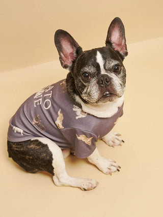 [CAT&DOG] French Bulldog Cut-and-sew Pet Pullover - view 7