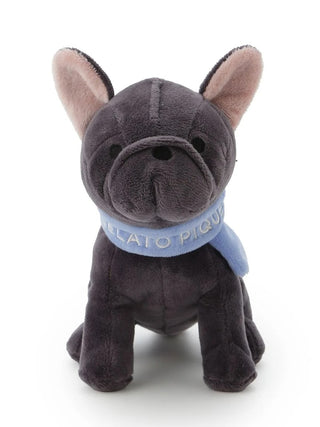 Gelato Pique [CAT&DOG] Scarf Dog Motif Dog Toy in charcoal gray