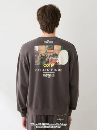[SESAME STREET×CPD HOOME meets GELATO PIQUE] Cotton French Terry Print Pullover - view 10