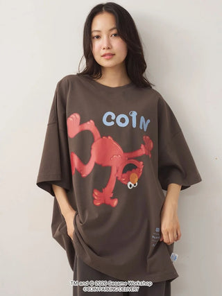 [SESAME STREET×CPD HOOME meets GELATO PIQUE] Cotton Motif Print Oversized T-Shirt - view 14
