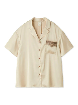 Cool Satin Lace Shirt