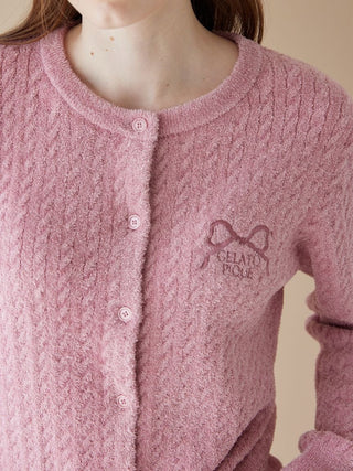 Smoothie Aran Pattern Cardigan - view 14