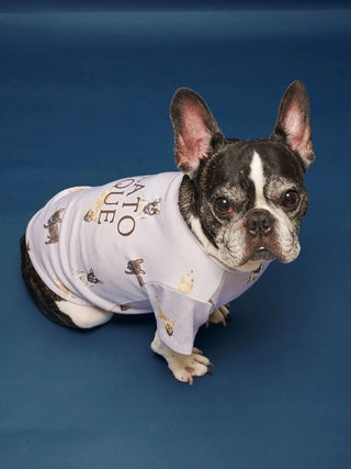 [CAT&DOG] French Bulldog Cut-and-sew Pet Pullover - view 9