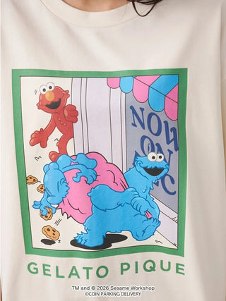 [SESAME STREET×CPD HOOME meets GELATO PIQUE] Cotton Motif Print T-Shirt - view 4