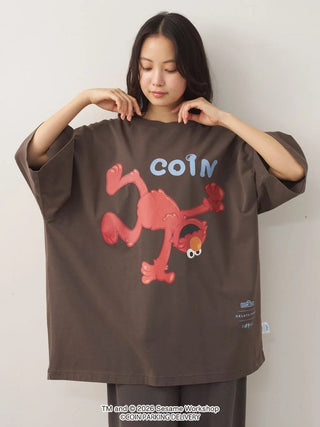 [SESAME STREET×CPD HOOME meets GELATO PIQUE] Cotton Motif Print Oversized T-Shirt - view 15