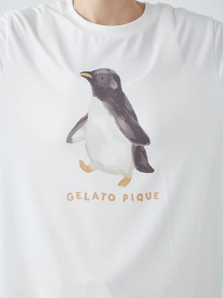 Cool-to-touch Sea Animals One Point Printed T-shirt
