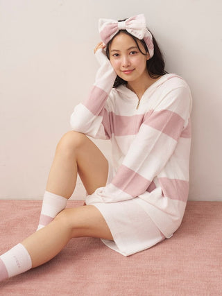 Smoothie Three-Color Stripe Hoodie - view 18