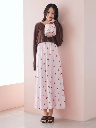Airy Moco Frill Cardigan
