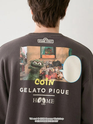 [SESAME STREET×CPD HOOME meets GELATO PIQUE] Cotton French Terry Print Pullover - view 12