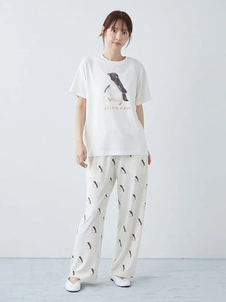 Cool-to-touch Sea Animals One Point Printed T-shirt