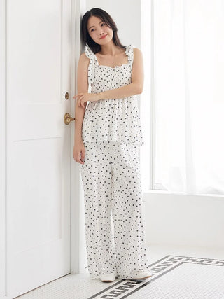 Ditsy Floral Camisole with Built-in Bra - view 17