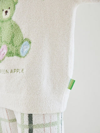 [Mrs. GREEN APPLE] [Unisex] Powder Jacquard Pullover & Baby Moco Checkered Pants Set - view 18