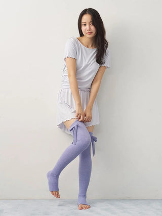 Cool Rayon Gathered T-shirt