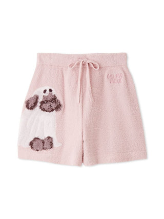 [HALLOWEEN] Night Parade Dogs Jacquard Shorts in pink