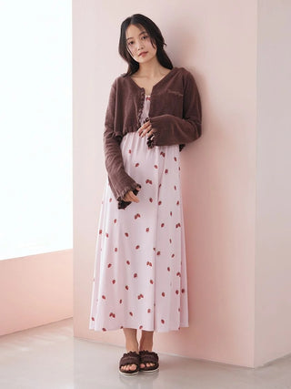 Airy Moco Frill Cardigan