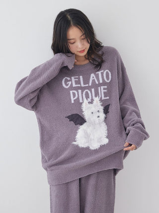 [HALLOWEEN] Night Parade Dogs Jacquard Pullover - view 24