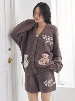 Baby Moco Bear Jacquard Cardigan - view 14