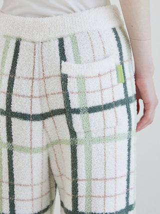 [Mrs. GREEN APPLE] [Unisex] Powder Jacquard Pullover & Baby Moco Checkered Pants Set - view 24