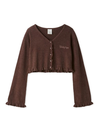 Airy Moco Frill Cardigan