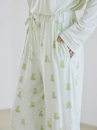 [Mrs. GREEN APPLE][Unisex] One-point Printed Long-sleeve T-shirt & Pants Set - view 27
