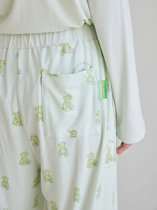 [Mrs. GREEN APPLE][Unisex] One-point Printed Long-sleeve T-shirt & Pants Set - view 28