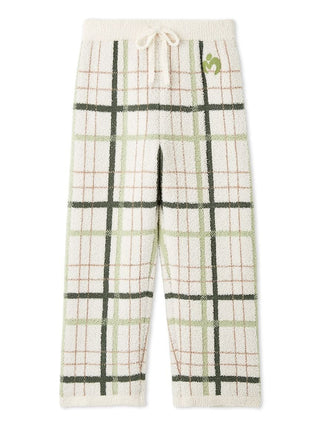 [Mrs. GREEN APPLE] [Unisex] Powder Jacquard Pullover & Baby Moco Checkered Pants Set - view 36