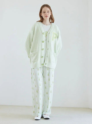 [Mrs. GREEN APPLE][Unisex] One-point Printed Long-sleeve T-shirt & Pants Set - view 34