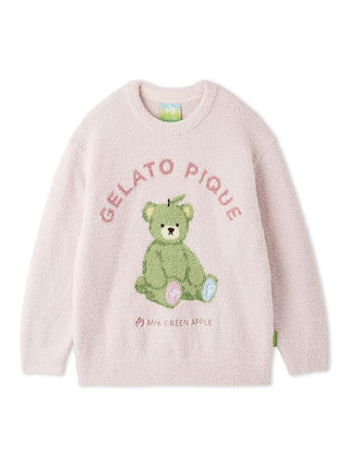 [Mrs. GREEN APPLE] [Unisex] Powder Jacquard Pullover & Baby Moco Checkered Pants Set - view 38