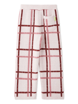 [Mrs. GREEN APPLE] [Unisex] Powder Jacquard Pullover & Baby Moco Checkered Pants Set - view 40