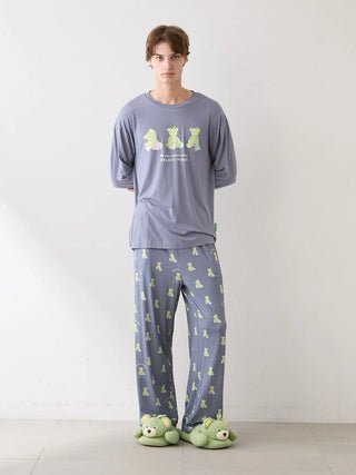 [Mrs. GREEN APPLE][Unisex] One-point Printed Long-sleeve T-shirt & Pants Set - view 44