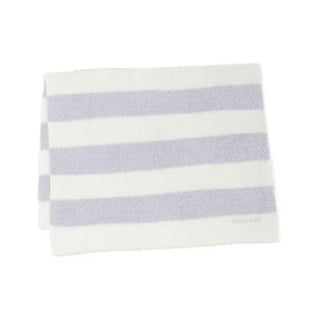 Gelato 2 Border Cozy Blanket in Blue, Cozy Blanket for Home Lounging | Loungewear Blanket at Gelato Pique USA