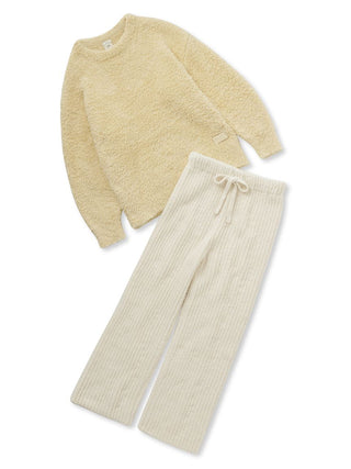 Gelato Pullover & Powder Ribbed Pajama Loungewear Set