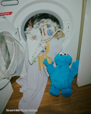 [SESAME STREET][Sleep] Airy Moco Jacquard Half Blanket