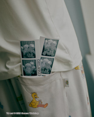 [SESAME STREET] Men's One-point T-shirt