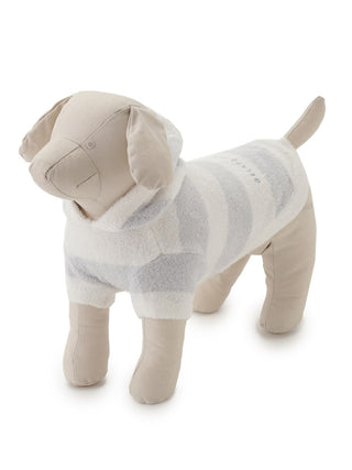 DOG & CAT The Smoothy 2 Border Dog Parka by Gelato Pique USA. Your pet may now look stylish with this pullover sweater in a soothing palette.