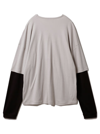 MISTERGENTLEMAN x MENS Layered Thermal Sleeve Tee- Men's Loungwear Tops at Gelato Pique USA