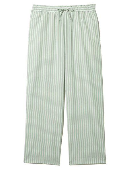 Green and white striped best sale pajama pants