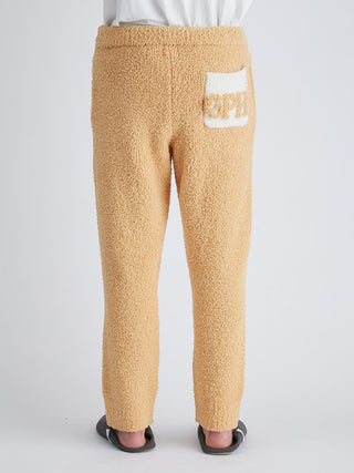 MENS Macaron Moco Logo Jacquard Pants- Men's Premium Loungewear Pants, Pajamas, Sleep Pants and Long Pants at Gelato Pique USA