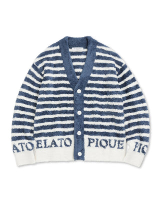 MEN'S Towel Moco Linen Cardigan by Gelato Pique USA. Made from soft and delicate "towel moco" fabric which feels wonderful against your skin in early spring.