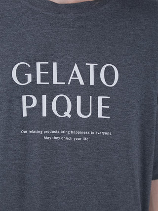 Rayon logo T-shirt by Gelato Pique USA. A t-shirt that is made with bare cotton sheeting that is moist and smooth to the touch. 