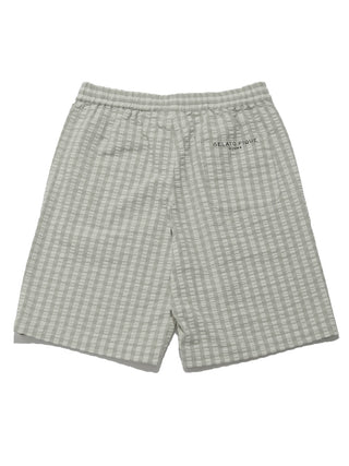 MENS Gingham Check Shorts- Men's Loungewear Bottoms at Gelato Pique USA