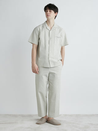 MENS Gingham Check Pants- Men's Premium Loungewear Pants, Pajamas, Sleep Pants and Long Pants at Gelato Pique USA