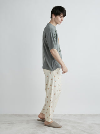MENS Donut Print Pants- Men's Premium Loungewear Pants, Pajamas, Sleep Pants and Long Pants at Gelato Pique USA