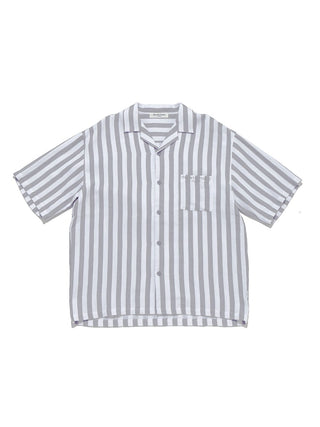 GELATO PIQUE MENS Organic Cotton Striped Shirt- Men's Loungewear Tops at Gelato Pique USA